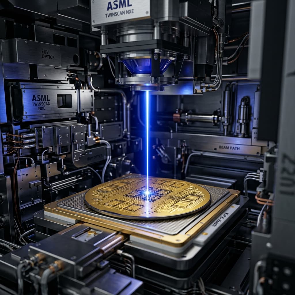 O gargalo da ASML: a pressão ocidental para quebrar o monopólio das máquinas de litografia EUV